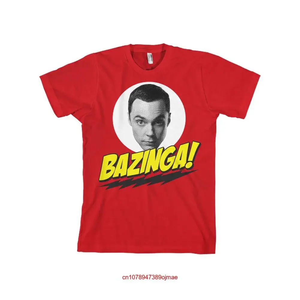 Officially Licensed TBBT Bazinga Sheldons Head Men'S T Shirt S XXL Sizes long or short sleeves