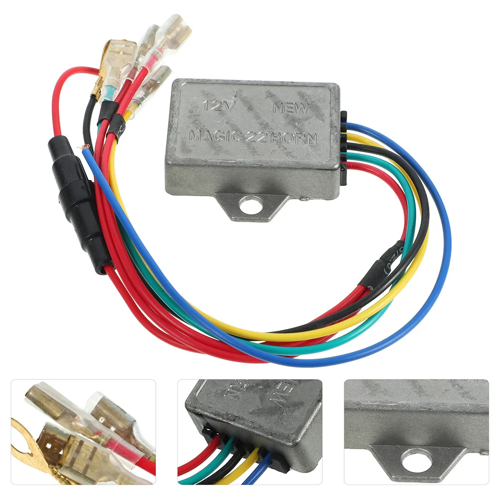

2Pcs Horn Regulator Universal Stabilizer Kit Motorbike Motorcycle Electric Scooter Horn Controller Rectifier Motorcycle Part