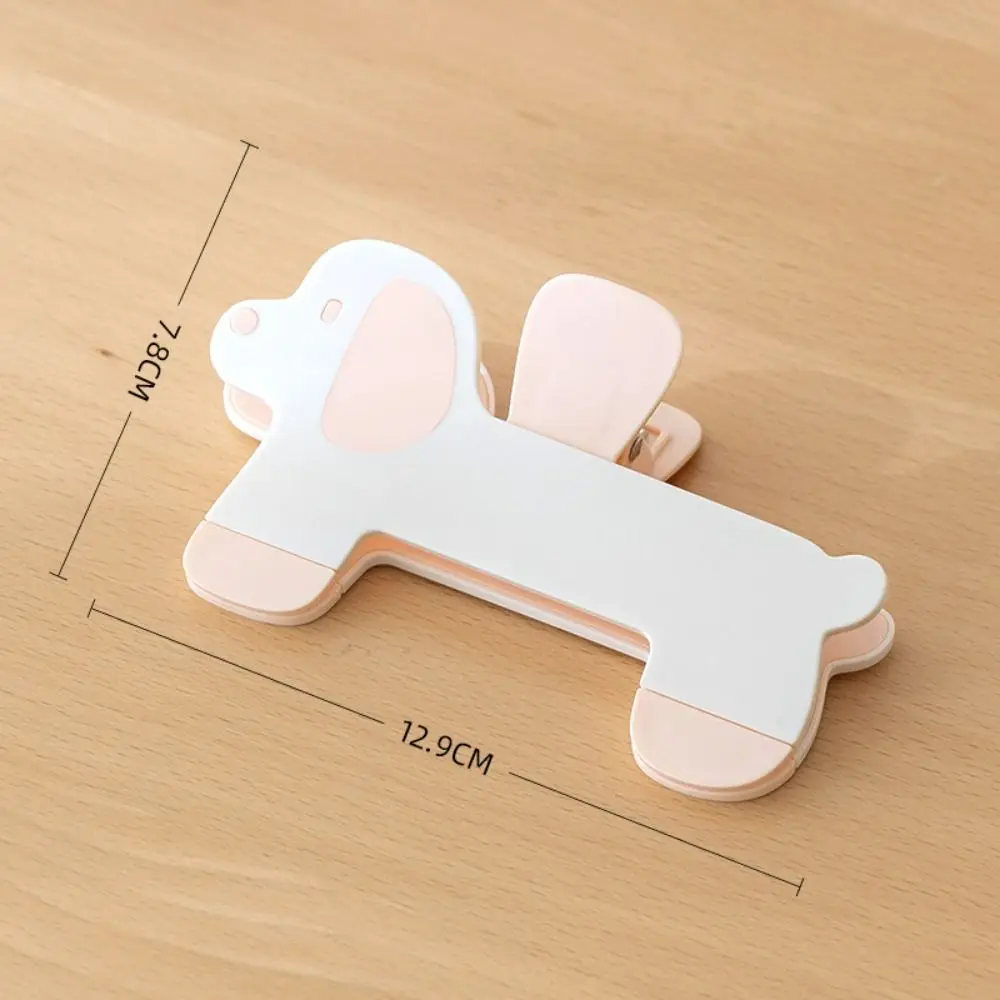 Portable Cute Puppy Fixed Book Clip Reading Aid Anti-slip Bookmark Durable Convenient File Holder Office