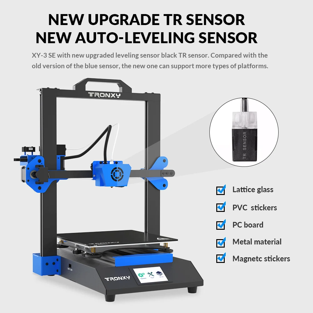 Imagem -02 - Impressora 3d Cabeça de Ferramenta Única Extrusora Dupla Gravação a Laser Revestimento Treliça Vidro Acessível em Xy3 se Nova Atualização Tronxy-i3