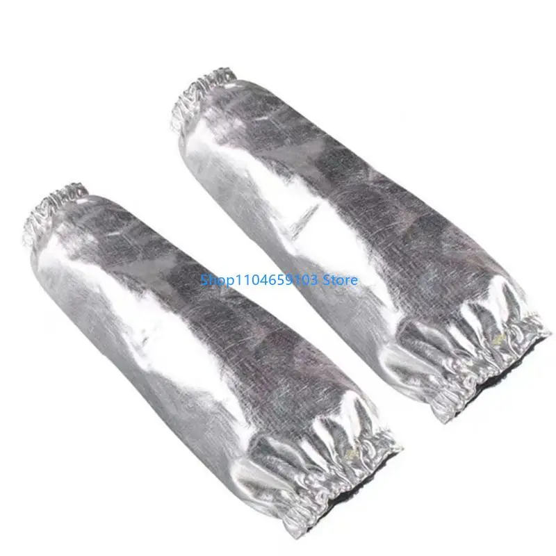 

Aluminum Foil Heat Safety Sleeves for Kitchen Use Protective Arm Sleeves Unisex