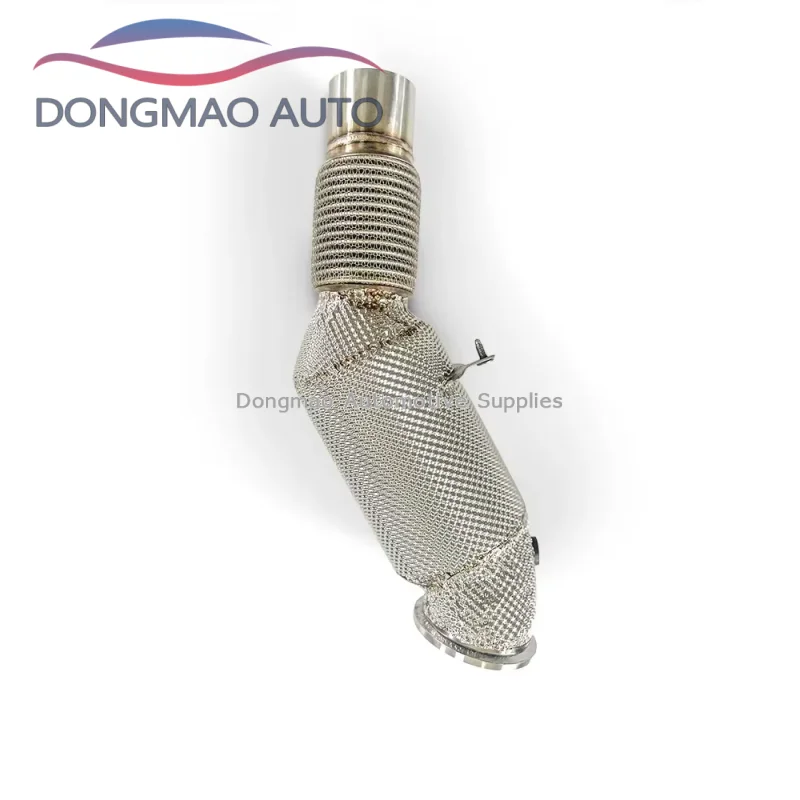 For BMW 330i 325i G20 2.0T B48 2019-2024 Exhaust Downpipe SS304 Exhaust Pipe OEM Insulation Cover Wholesale Downpipe
