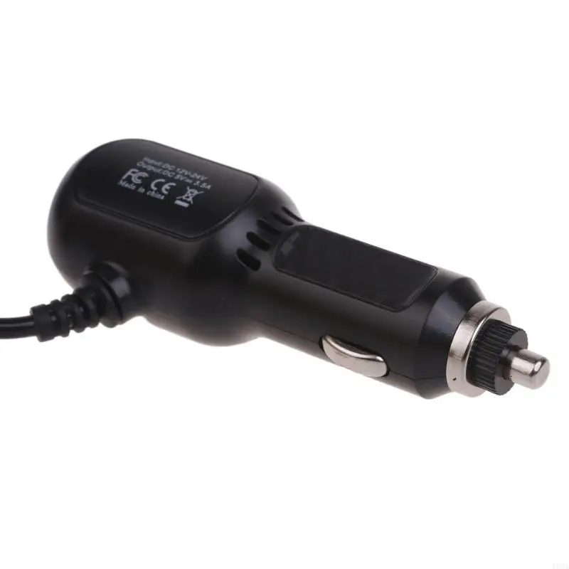 

Автомобильное зарядное устройство Mini USB выход 5V2A Зарядное устройство для навигаторов 350см адаптер мощности шнура 193A