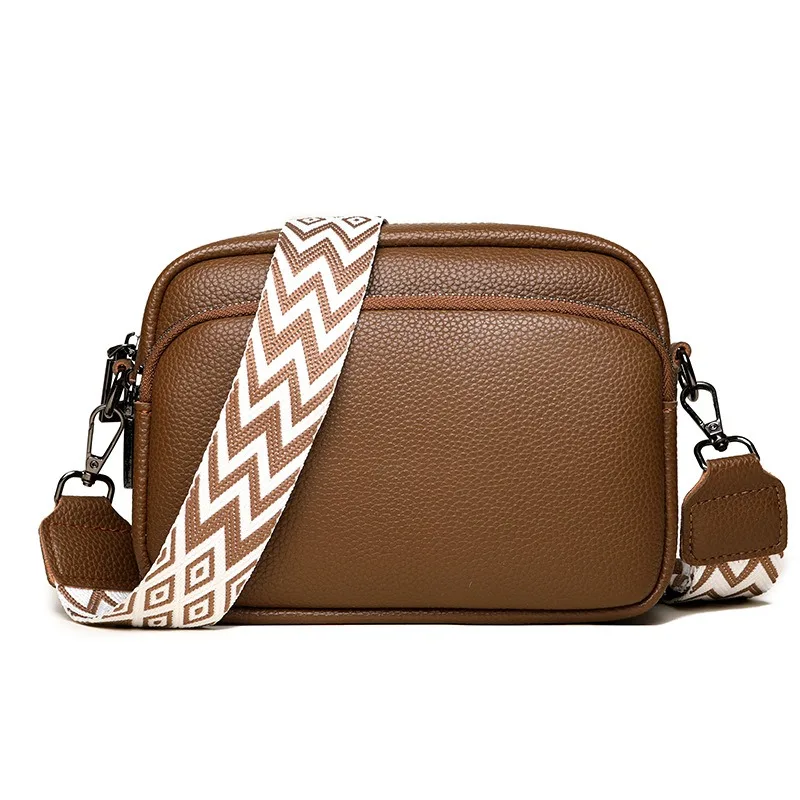 

Luxury Solid Color PU Leather Shoulder Bag For Women Large Capacity Luxury Ladies Solid Color Messenger Handle Commuter Tote Sac