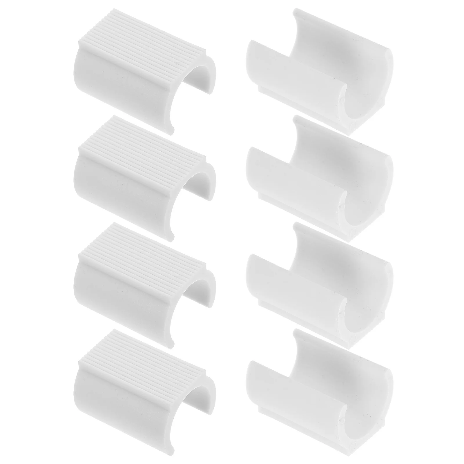 

8pcs U Shaped Chair Leg Floor Protectors Plastic Anti Slip Furniture Pads Hardwood Floors Chair Glides Tubing Caps Carpet