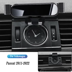 Car Phone Holder for Volkswagen Passat B7 B8 B9 2011-2022 Gravity Navigation Bracket GPS Stand Air Outlet Clip Support Mount