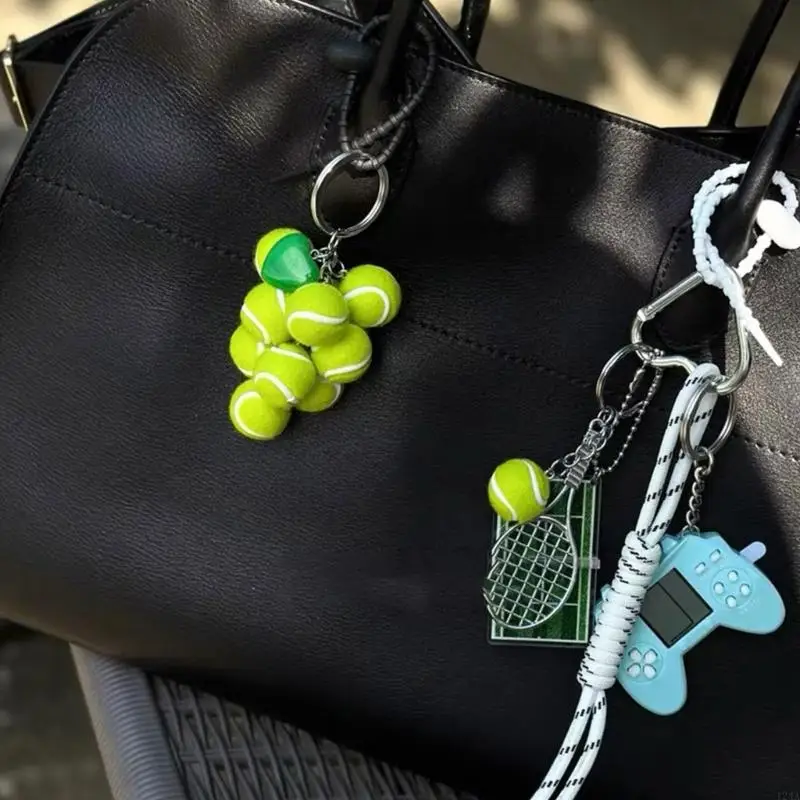 Stylish Tennis Inspired Key Holder Perfect for Active Couples and Fashion Seekers Elegant Fitness Accessory Key Holder