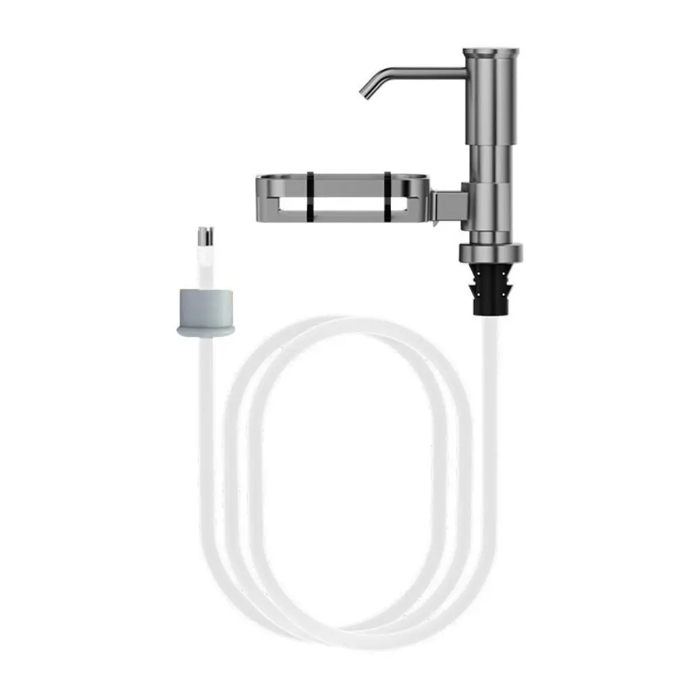 Dispenser di sapone in acciaio inossidabile Pompa a pressione manuale Dispenser per lavello da cucina a connessione diretta Installazione rapida