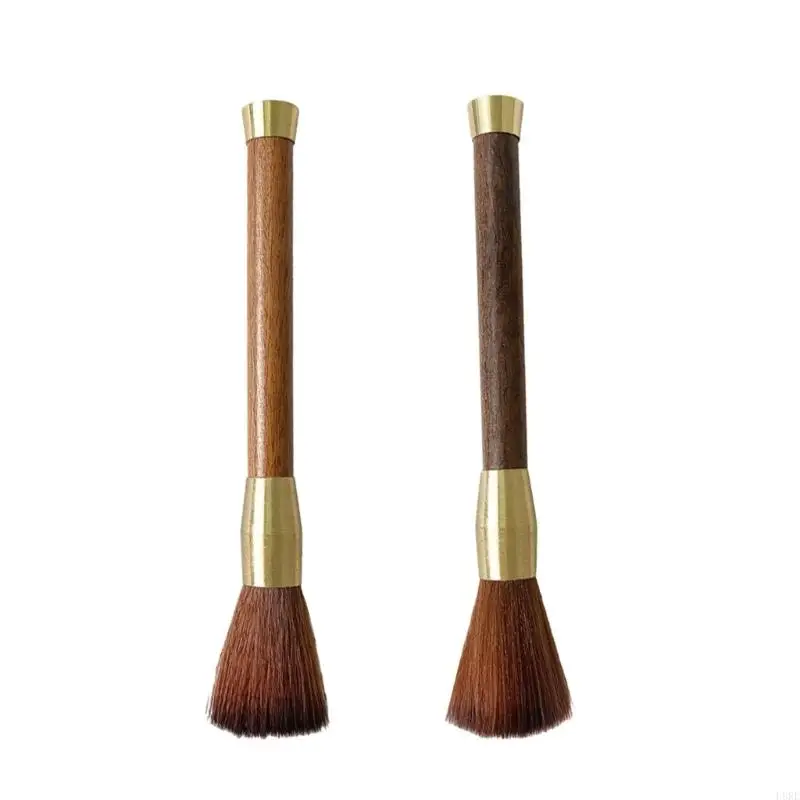 L8RE Чистка кофемашины Деревянные кофемолки Щетка для кофемашины Щетка для чистки головки группы для кофейной посуды