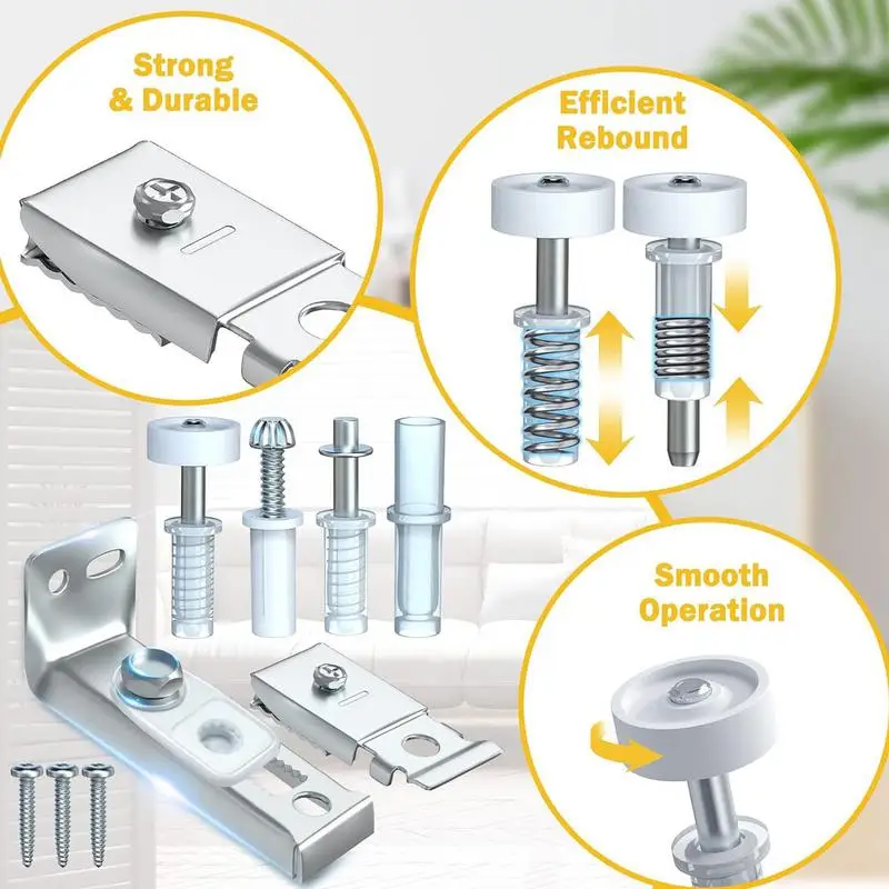 Bifold Door Track Hardware 20pcs Closet Door Track Replacement Sliding Door Parts And Home Closet Door Replacement Parts
