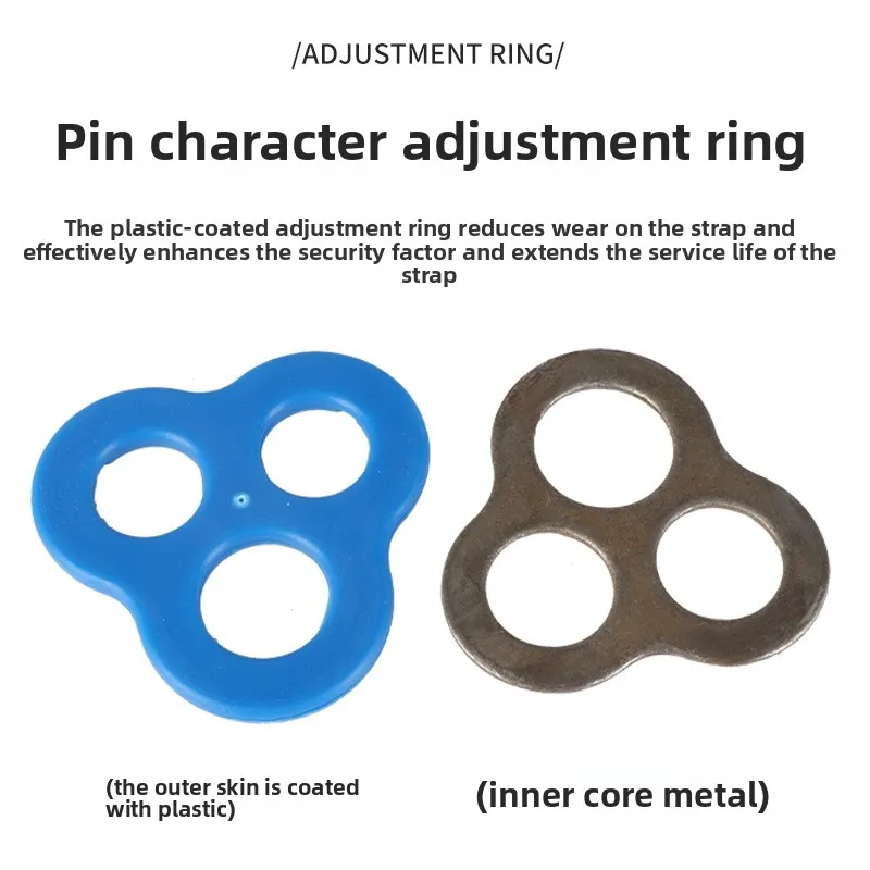 25KN High Altitude Work Safety Belt Rope Double Hook Electrician Protective Rope with Buffer Bag Anti Fall Elastic Safety Rope