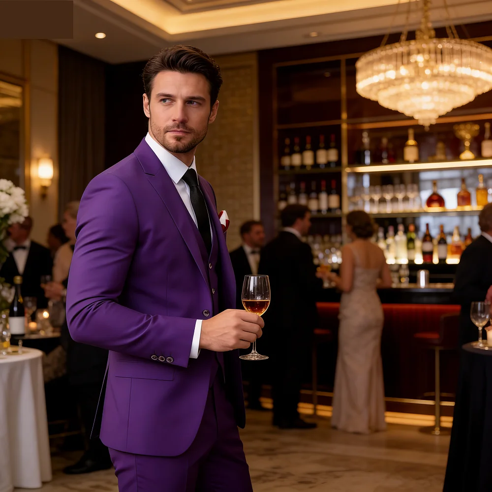 

Новый розовый мужской свадебный костюм-тройка Novo Pink Tuxedo, пошитый на заказ, однобортный, приталенный (jaq)