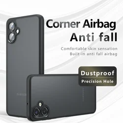 For Samsung Galaxy A06 Airbag Super Protection Soft TPU+PC Clear Matte Back Cover For Samsung Galaxy A06 Phone Case