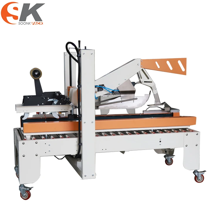 

Electric Automatic Stainless Steel Carton Case Packing Tape Machine Corrugated Cardboard Box Sealer Machine