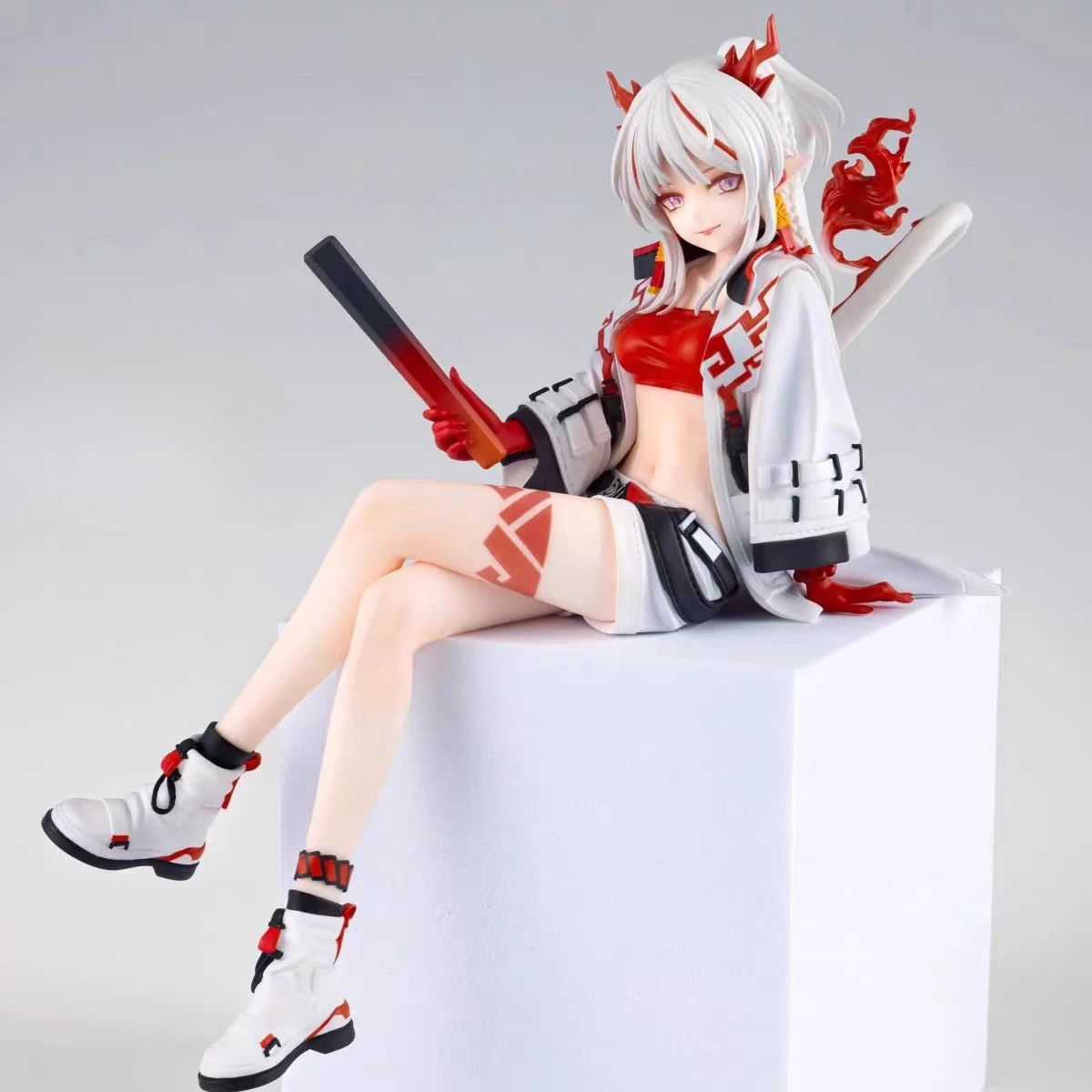 

Anime Figurine Nian Original Arknights Game Character Sculpture Action Statue Figures Cartoon Collectible Model Toy (presale)