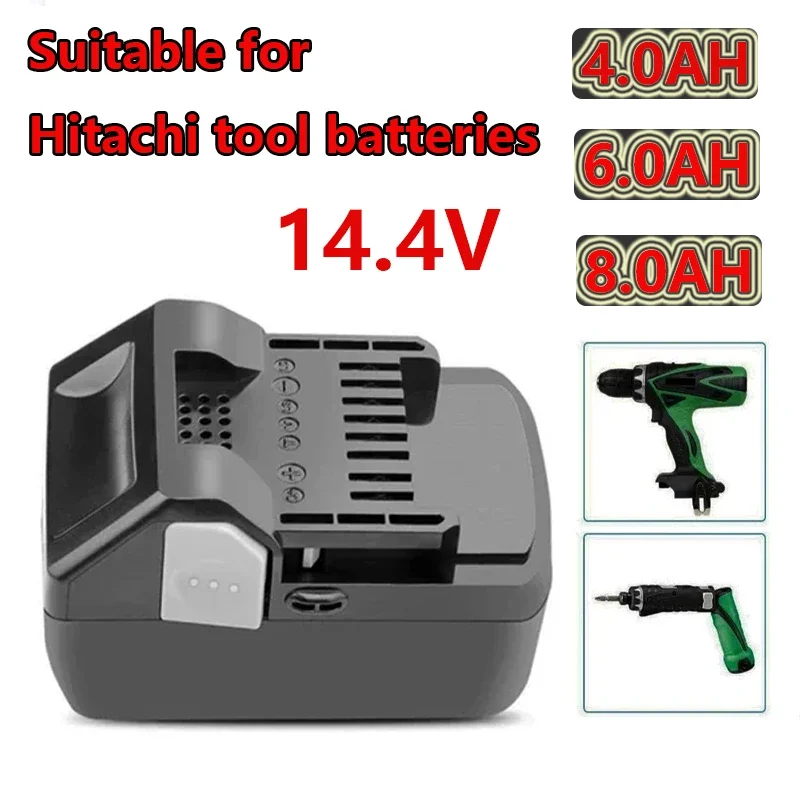 Hitachi BSL1415 BSL1430 CD14DSL DH14DSL DS14DSL 329901 Cordless Drilling Machine Charging Electric Tool 14.4V Battery 4.0Ah 6.0H