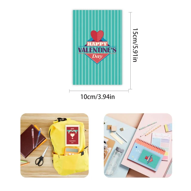 16pcs Valentine's Day Greeting Card Romantic Love Card Fresh Flower Shop Bouquet Blessing Set Confession Of Commemorative