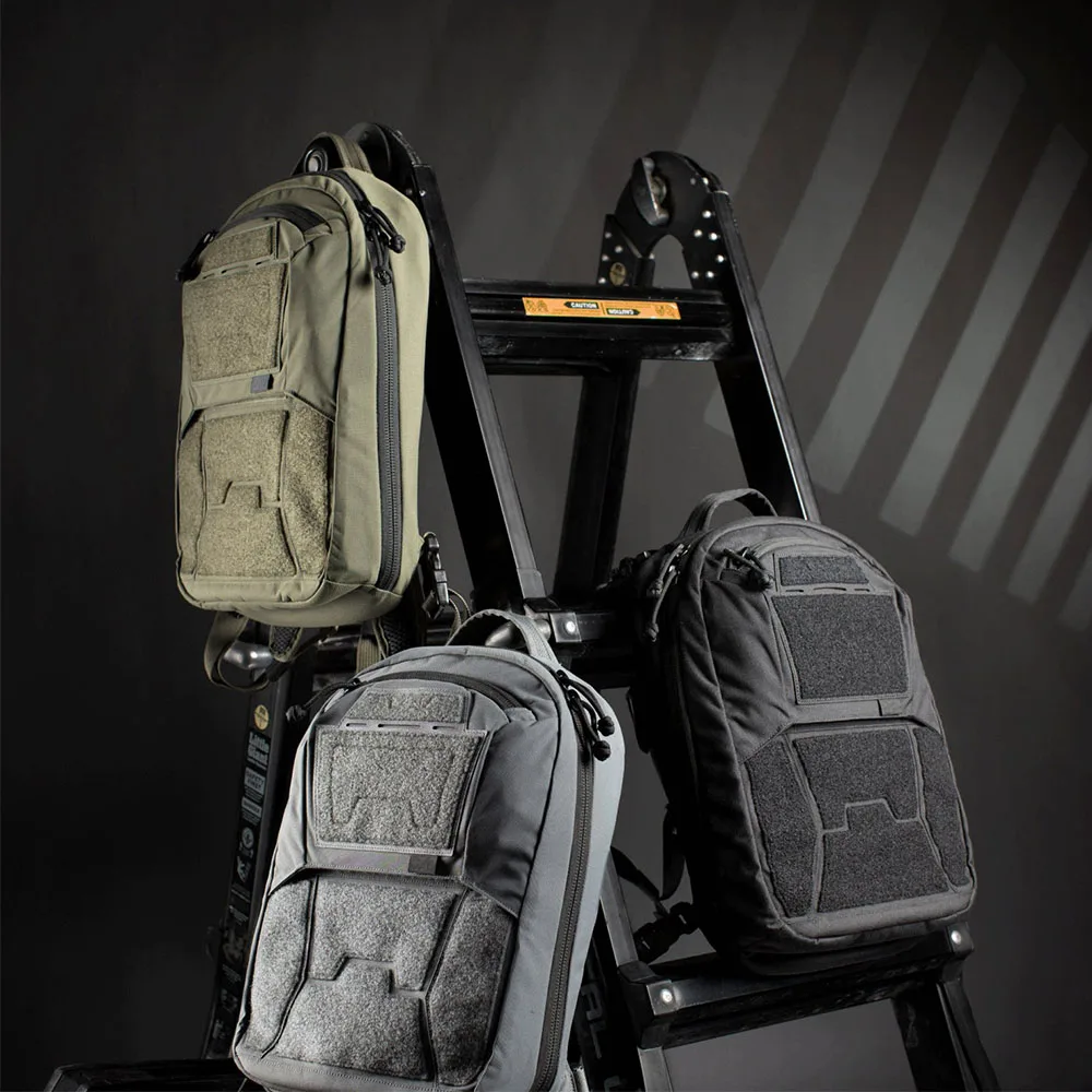 

Small Tactical Bag For Men Durable Water-Resistant EDC Multifunctional Rucksack Camping Survival First Aid Backpack