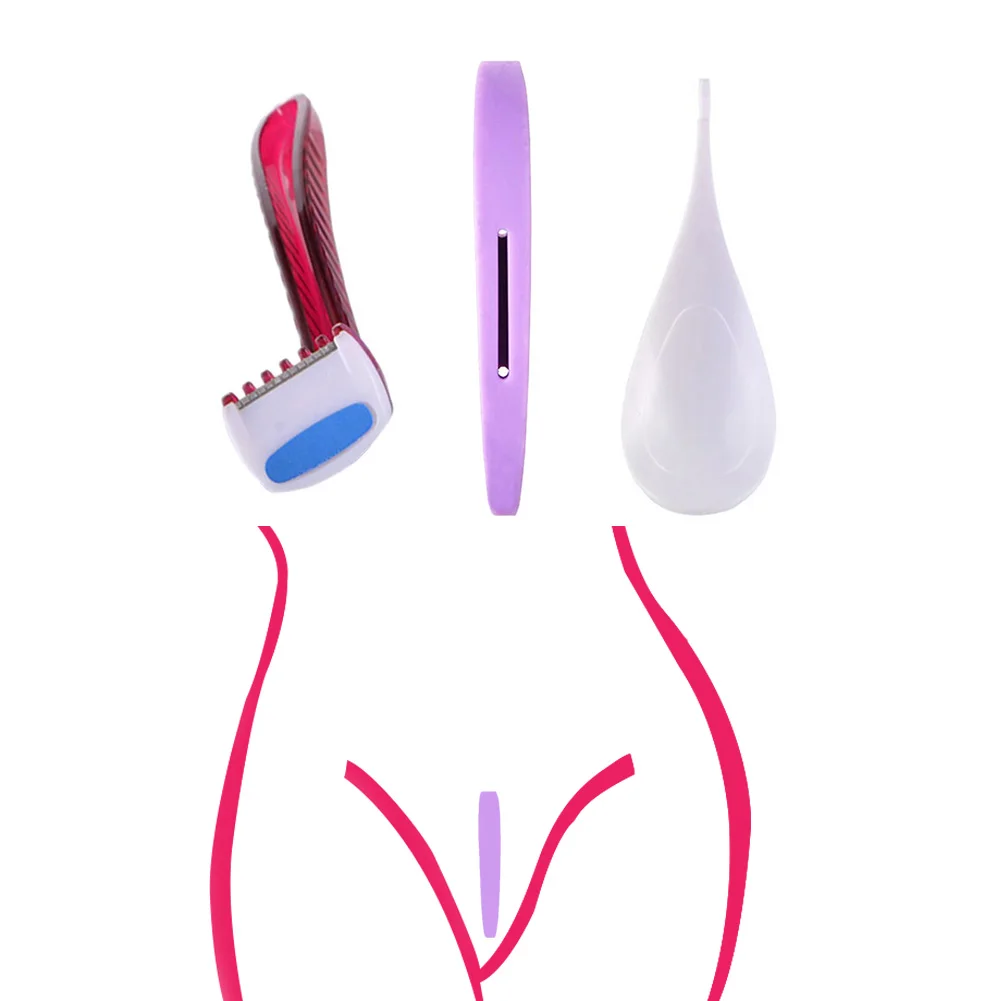 Frauen Bikini Dedicated Privates Rasierschablone Weiblicher Schamhaarrasierer (02