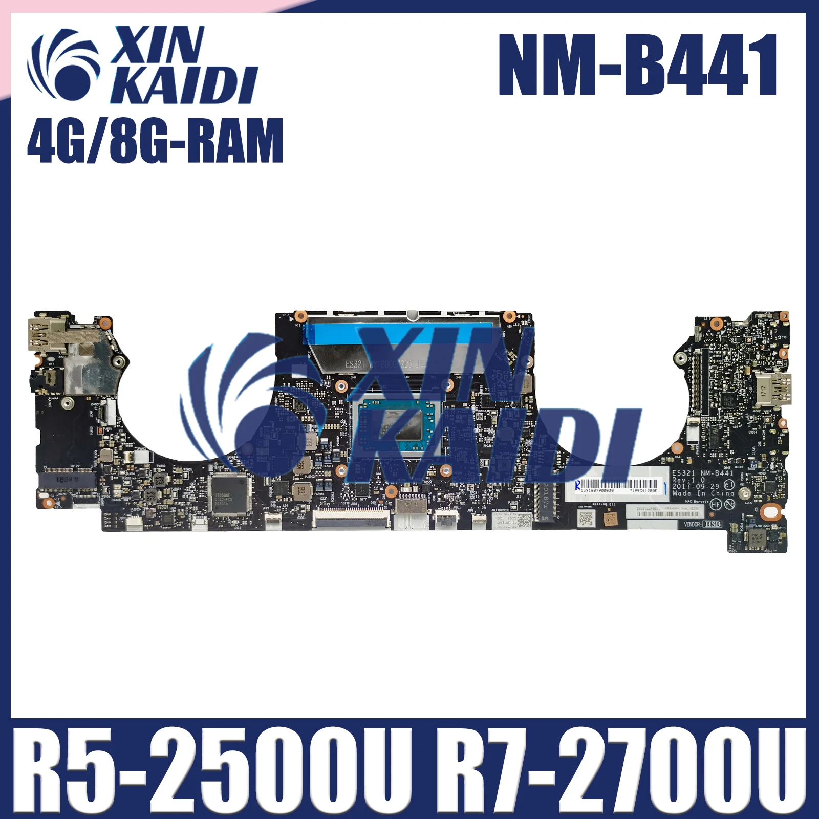 

NM-B441 Mainboard For Lenovo IdeaPad 720S-13ARR Laptop Motherboard R5-2500U R7-2700U CPU 4G/8G-RAM 5B20Q59464 5B20Q59378