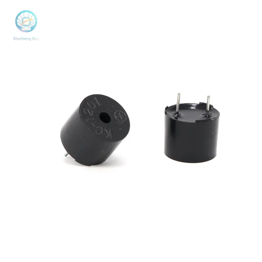 10pcs KC1206 Passive Integrated Buzzer 12095 High Temperature Resistant Buzzer 5V 42 Ohms Pin pitch 6.5MM 2048HZ