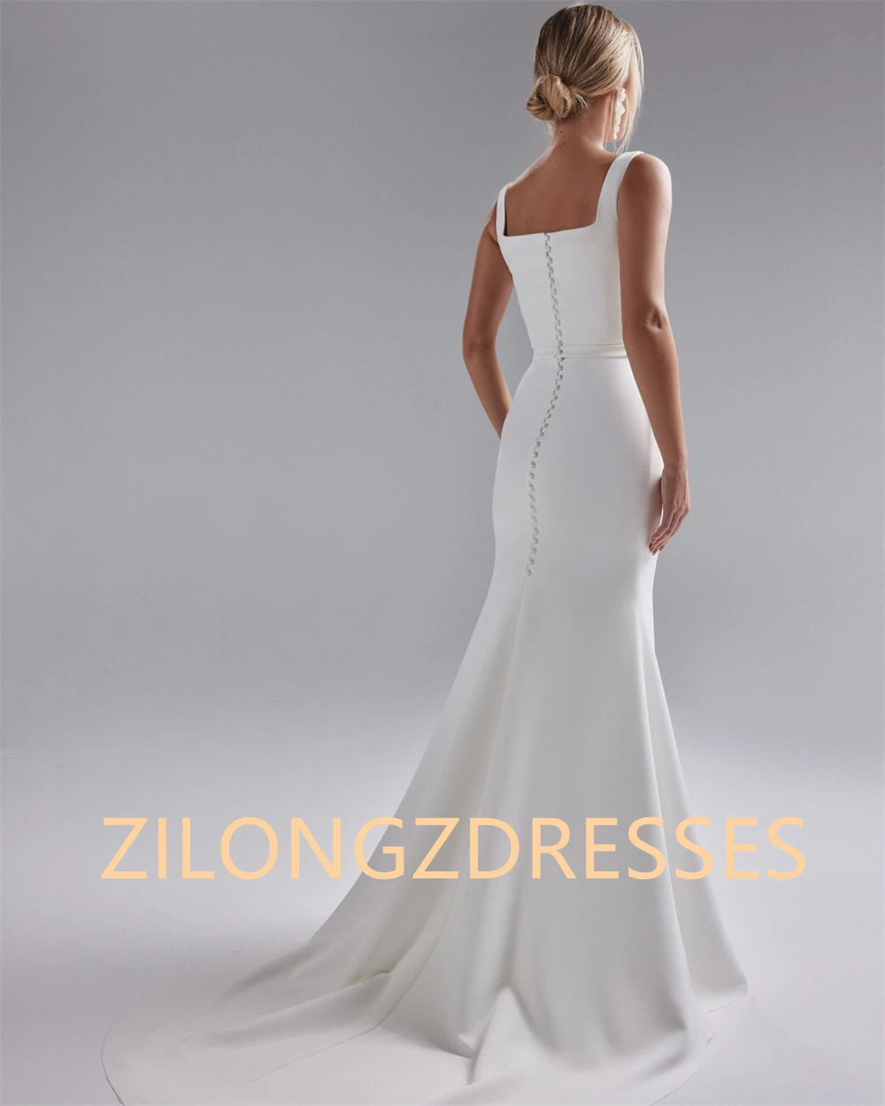 

Простое вечернее платье из белого джерси по индивидуальному заказу. Изысканные платья без бретелек без рукавов для выпускного вечера. Современные платья для особых случаев.