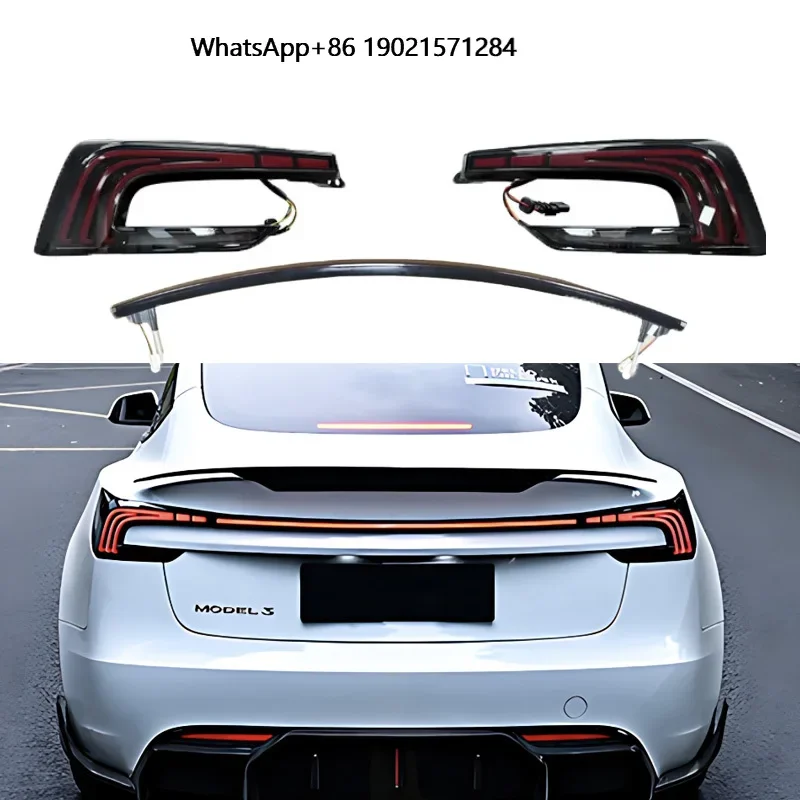 

Long-life Retail Price Modified Parts Smoked Throughout Lamp Brake Reversing Tail Light for 2024 MODEL 3 Highland