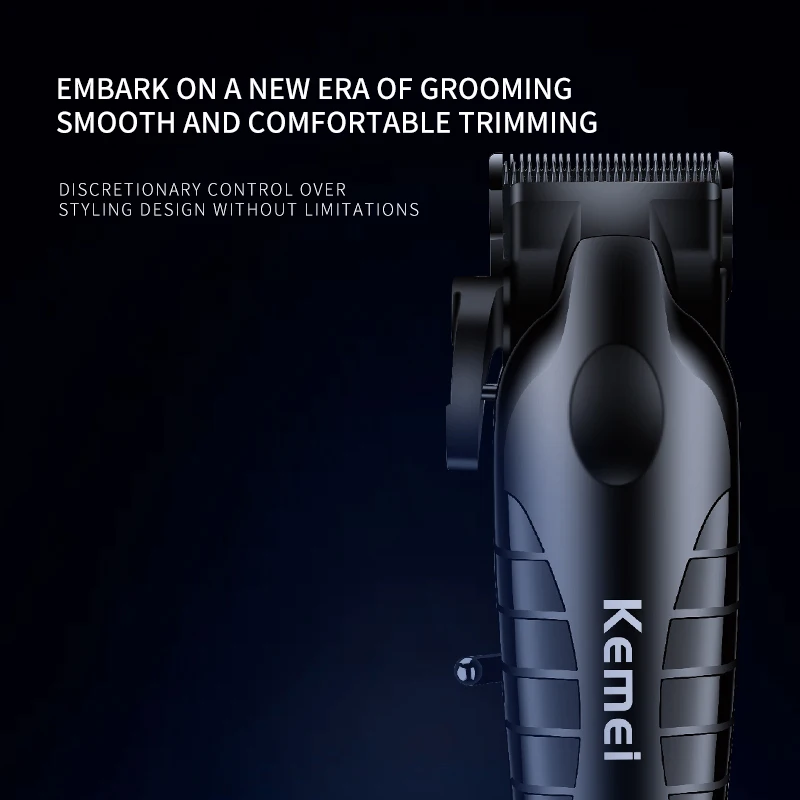 Kemei Professional Electric Clipper LCD Rechargeable Full Alloy Forging of The Fuselage Large Power Long Capacity KM-2290