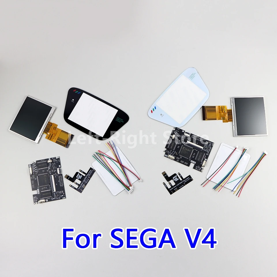 1 セットフルスクリーン IPS V4 液晶キットセガゲームギア高光輝度 V4