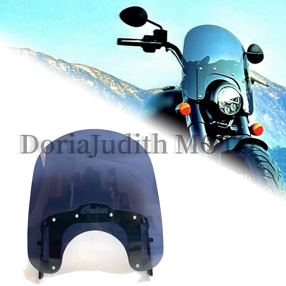 For indian Chief Bobber Dark Horse or Super Chief Limited 2022 New style windshield Motorcycle transparent and black windshield