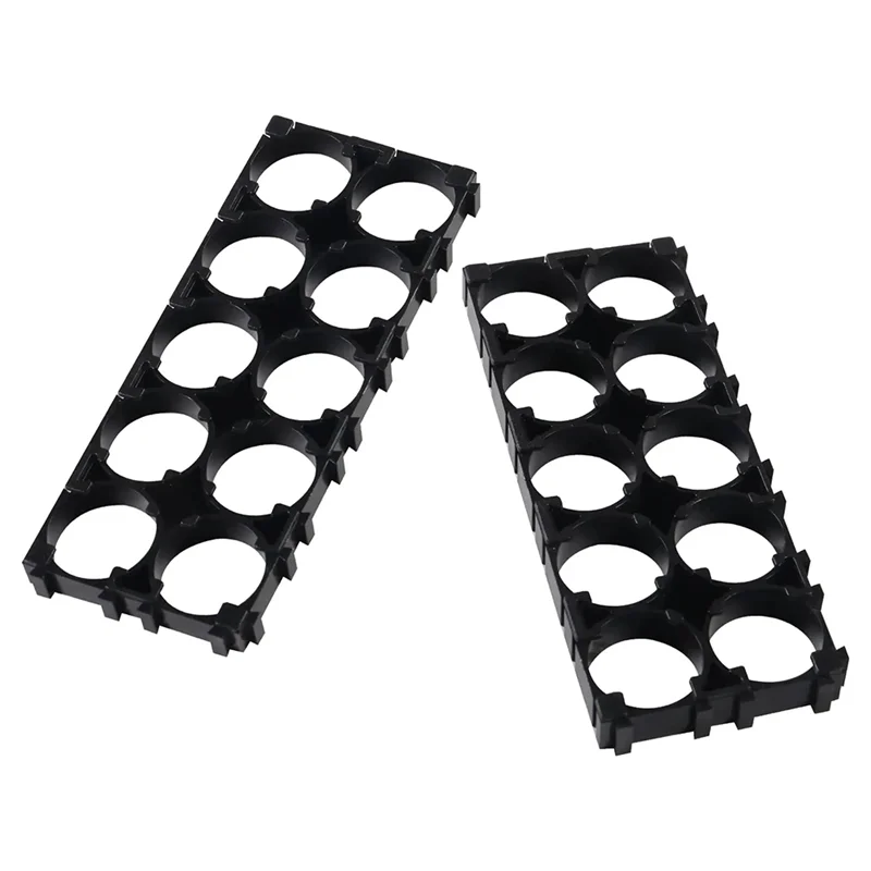 

LICE-20Pcs 18650 Lithium Cell Spacer 2X5 Cell Spacer 18650 Lithium Battery Plastic Holder Bracket For DIY Battery Pack