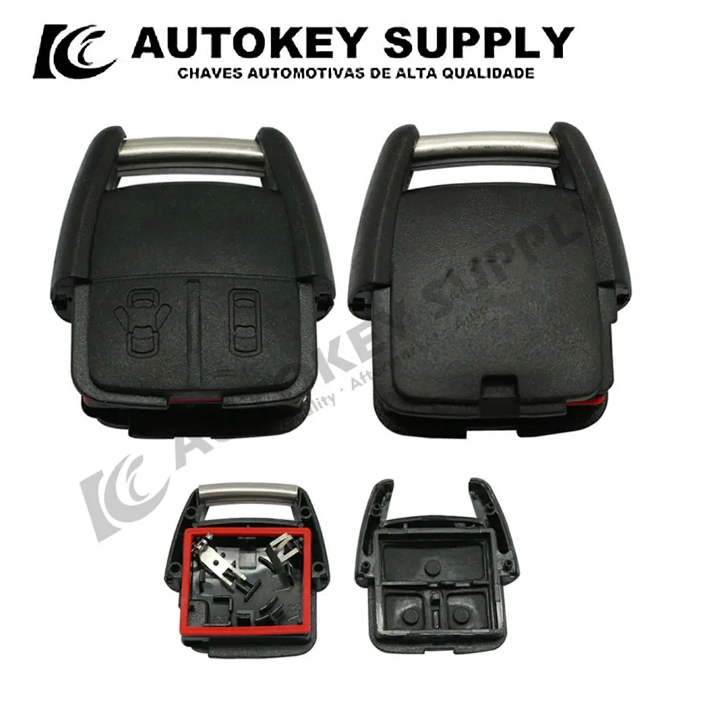 

Autokeysupply AKGMS237 2 Button Remote Controle With Battery Holder For Chevrolet