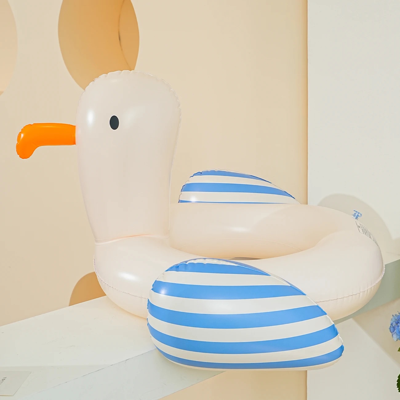 Anneau de natation mouette, flotteurs de piscine d'été, aide à la natation sur la plage et la piscine, jouets de plage pour fête à la piscine, 1 pièce