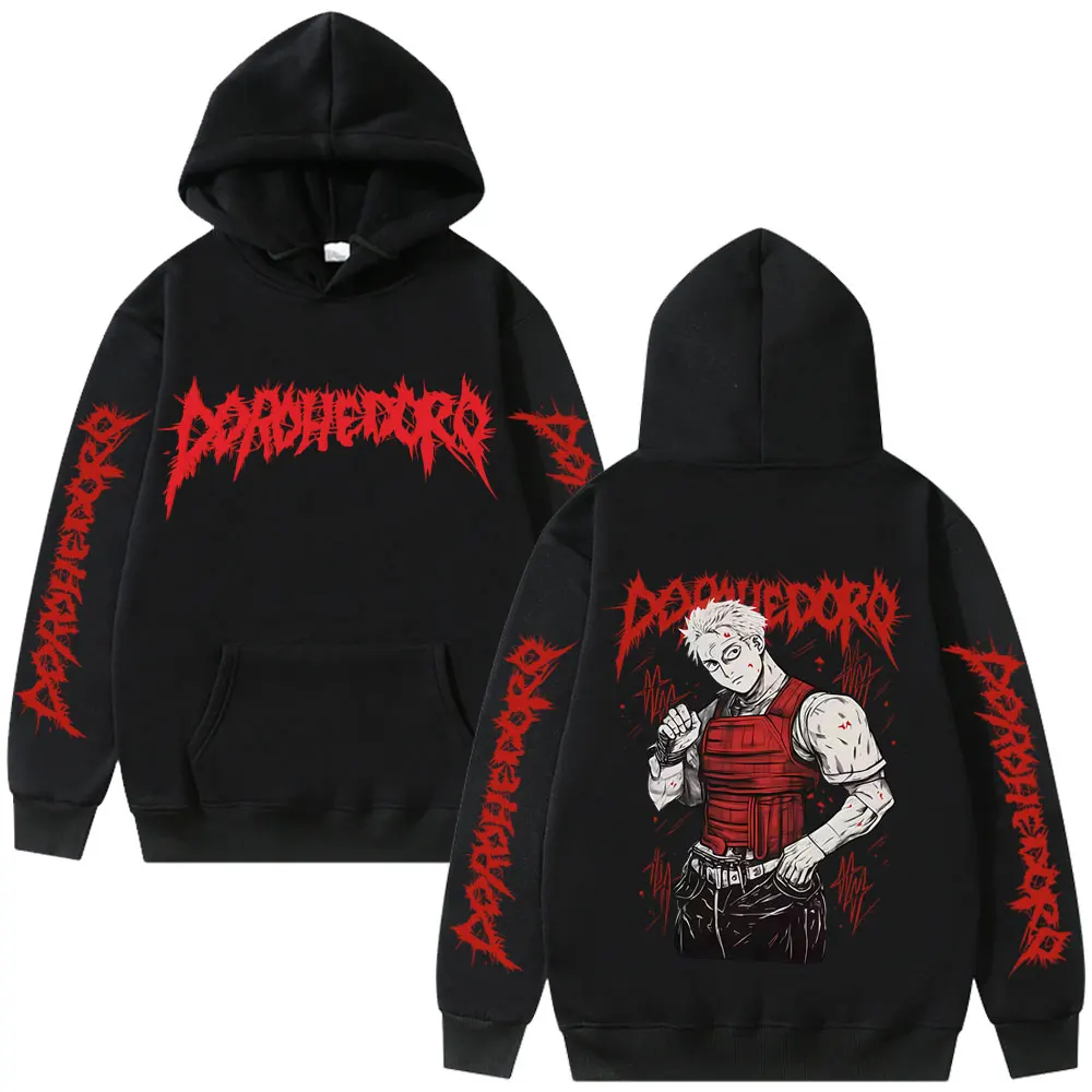 

Anime Dorohedoro Nikaido Kaiman Graphic Hoodie Men Women Vintage Gothic Horror Sweatshirt Male Fleece Oversized Pullover Hoodies