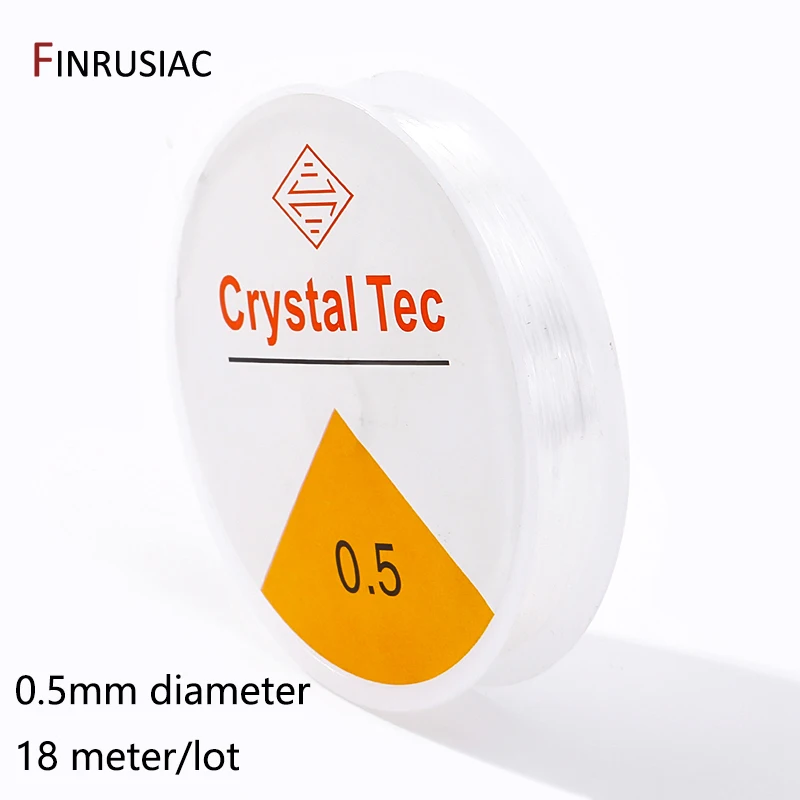 0,4–1,0 mm elastische Schnur, transparente Kristall-elastische Linie für die Schmuckherstellung, DIY-Armband, Halskette, Perlenzubehör – Detail 28