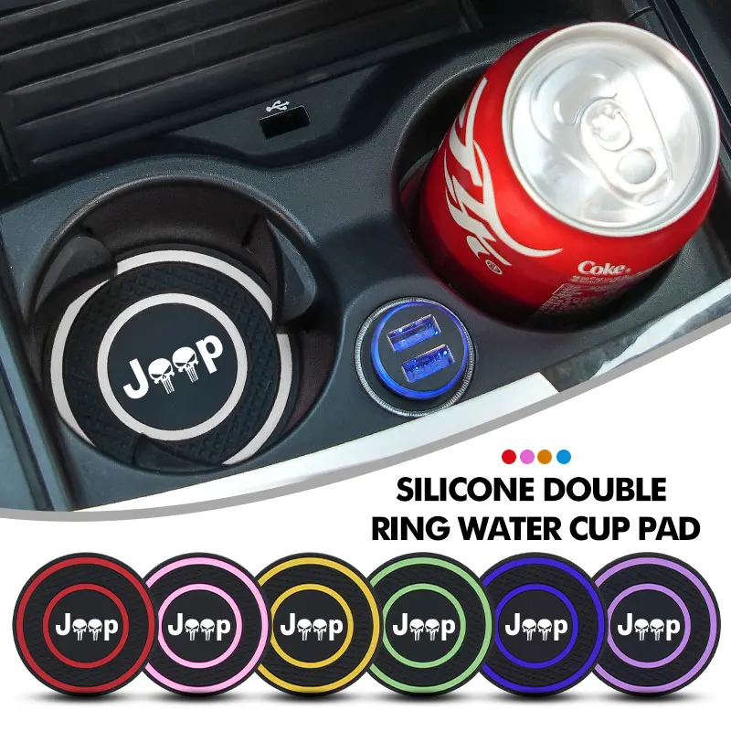 2Pcs Silicone Car C…