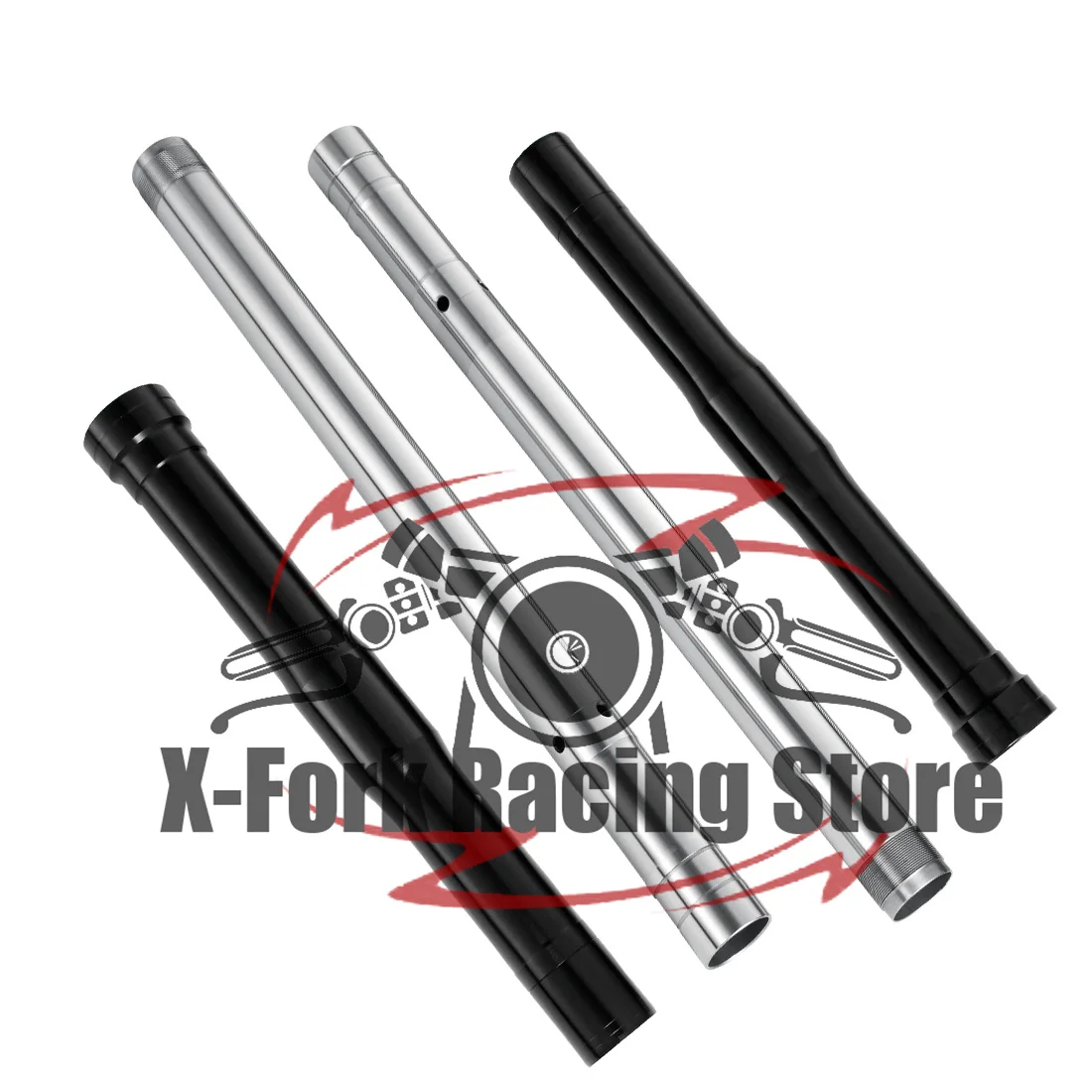 Front Fork Tubes Set Inner Outer Pipes For Honda CBR600RR CBR 600RR 2007-2012 2008 2009 2010 2011 51410-MFJ-D01 51425-MFJ-D01