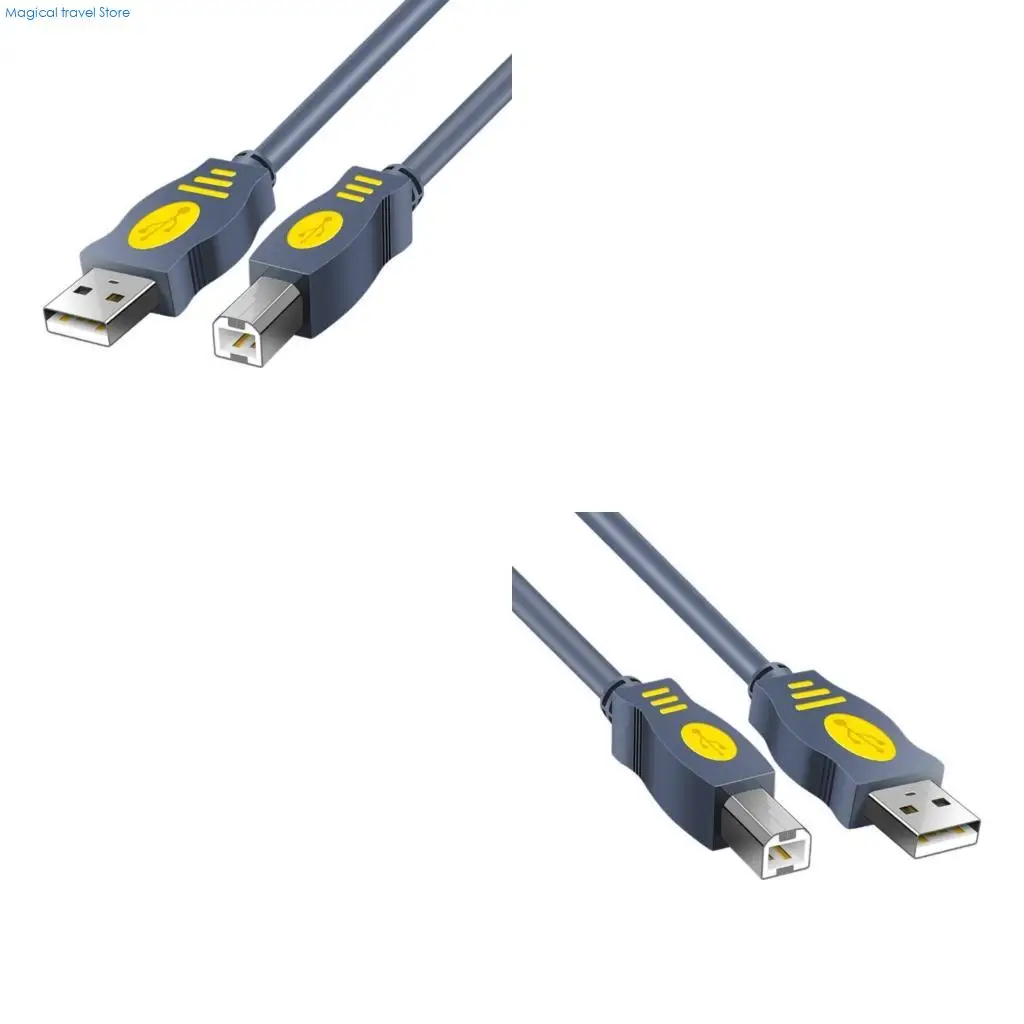 N2UB Premium USB2.0 Printer Cable USB A To B Cable Enhances Durability Ferrite Cores