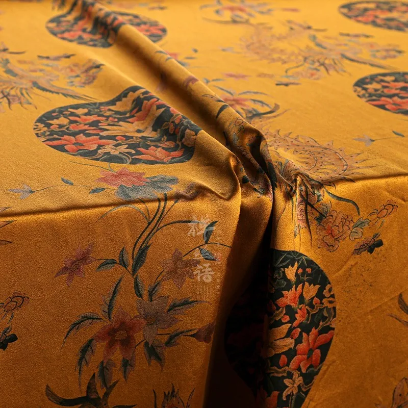 Silk Art's heavyweight traditional method cheongsam clothing gauze fabric
