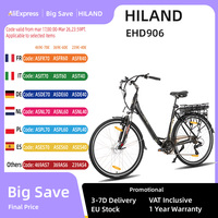 HILAND EHD906 Adult electric road bike, detachable lithium battery, commuting electric bike，36V，7.8AH, 250W Motor,LCD , 20 MPH