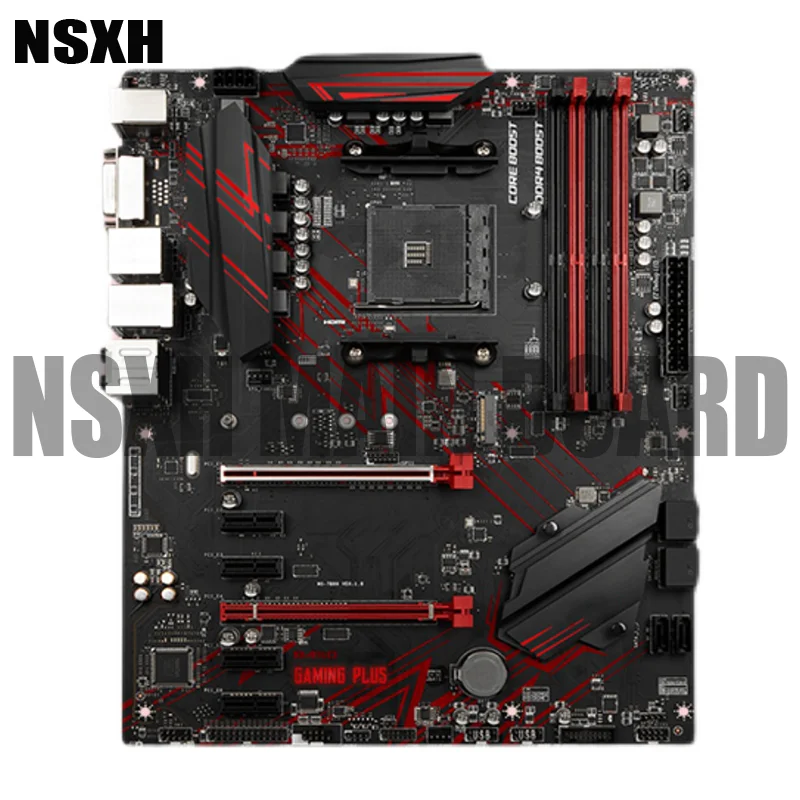 Placa-mãe original do jogo B450, soquete 64GB, AM4, DDR4, ATX Mainboard