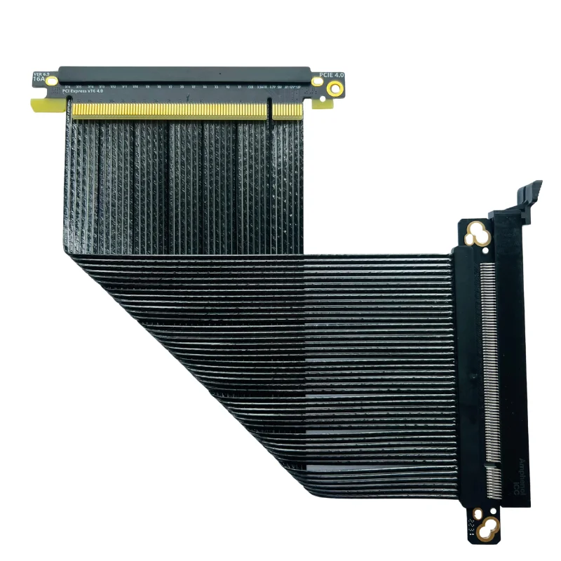 Riser Pcie 4.0 złoty palec odwrotny RTX3090 karta graficzna GPU Gen4 PCI Express Extension Ultra cienki kabel ekranowany ITX A4 obudowa PC