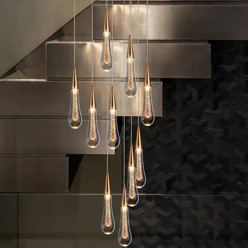 

Nordic Crystal Pendant lamp Luxury Personality Create Indoor Lighting Bedroom Bedside Corridor Living Dining Room Hanging Lamp