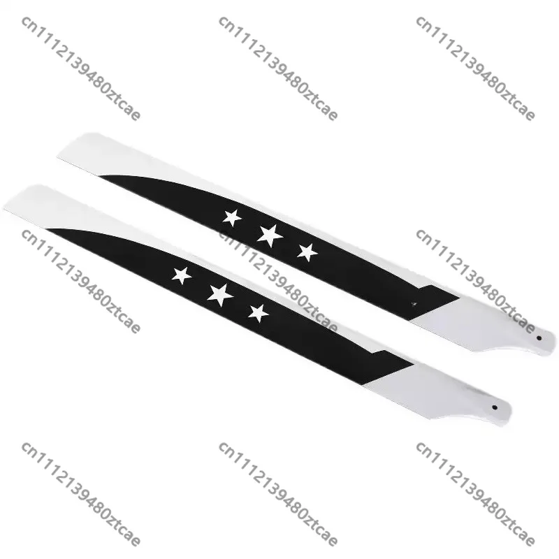 RC Helicopter Carbon Main Propeller Blades Multiple Sizes Fit 550 600 690 700 Class Helicopter Replacement Components