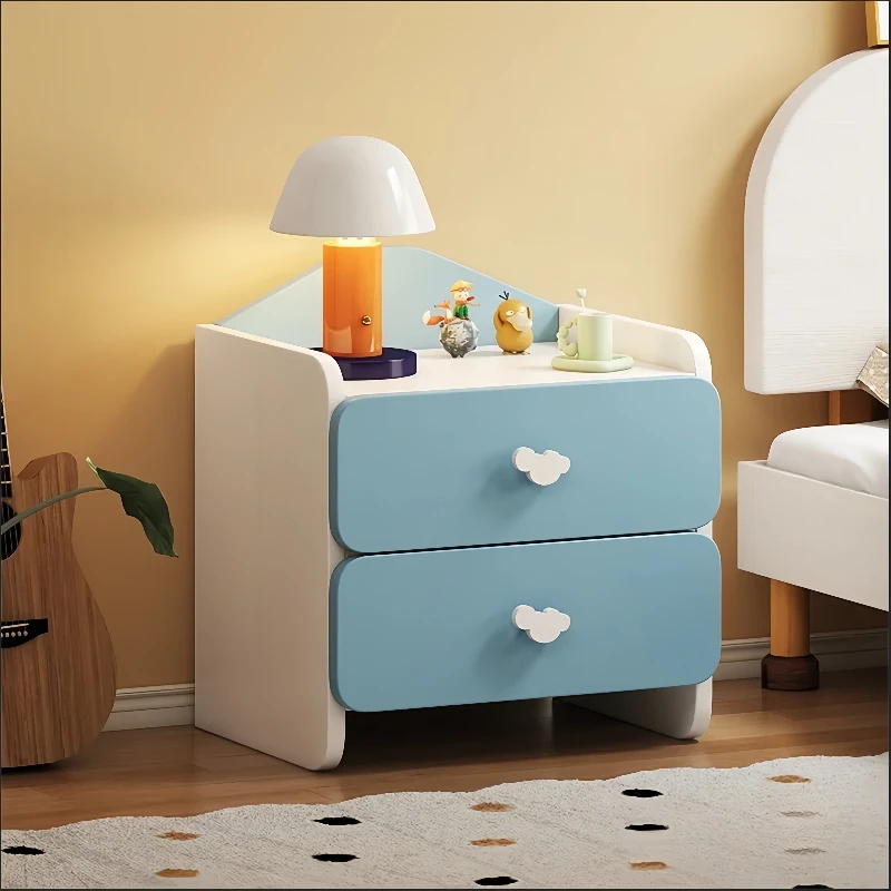 

2025 Children's Bedside Table Modern Simple Creative Cabinet Cream Style Storage Cabinet Bedroom Cute Bedside Storage Cabinet