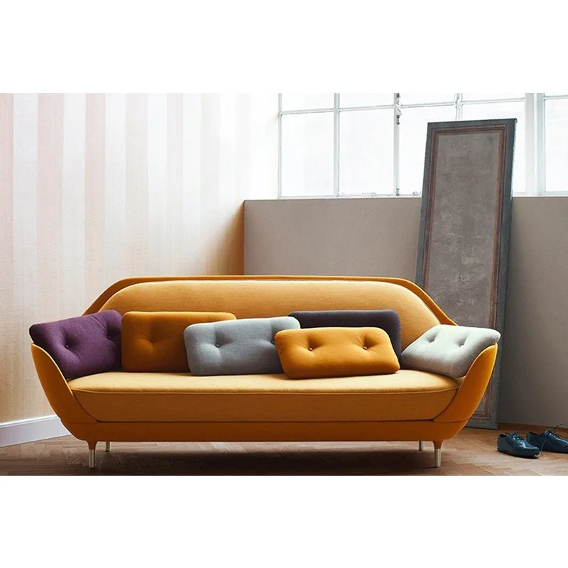 Nordic special-shaped sofa, modern simple living room apartment hotel nut shell sofa
