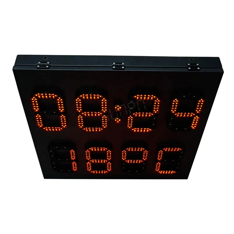 GPS Digital LED Clock Display Outdoor LED Clock Time Date Temperature Sign