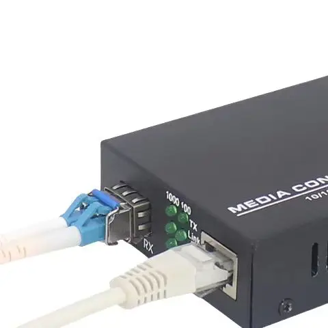 

1 шт. гигабитный медиаконвертер SFP 1 SFP в 1 трансивер RJ45 10/100/1000M оптоволоконный переключатель с модулем LC/SC SFP 3 км/20 км