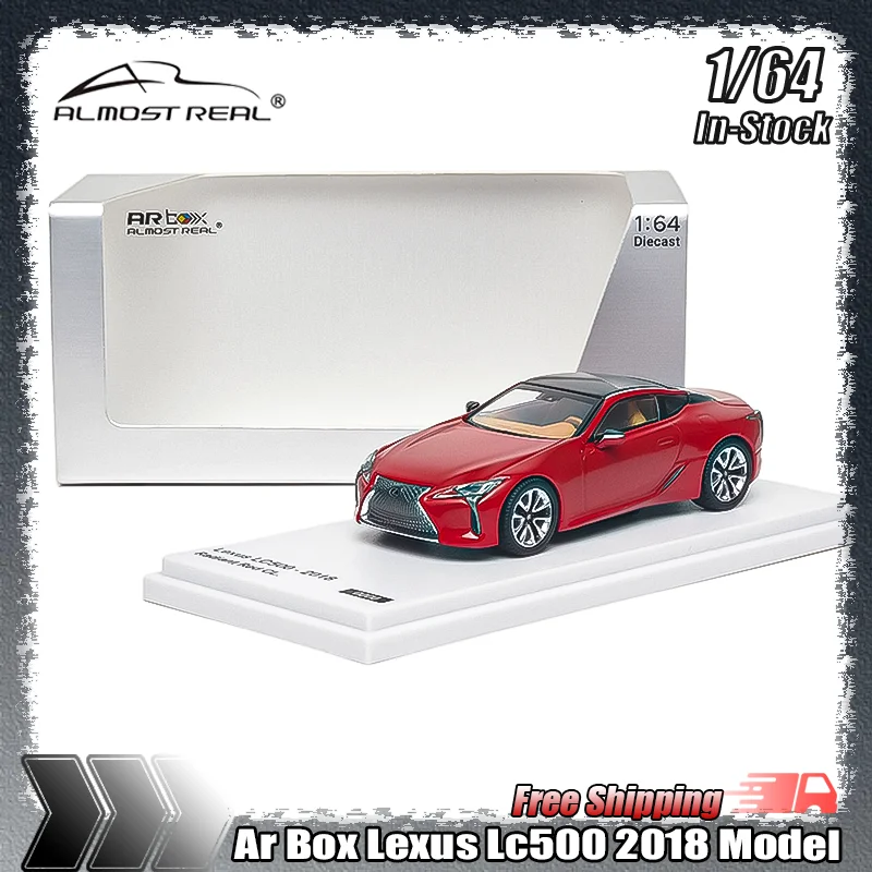 

Новая модель Ar Box 1:64 Lexus Lc500 2018, имитация сплава, миниатюрная литая модель автомобиля, индивидуальные детские коллекционные игрушки, подарок