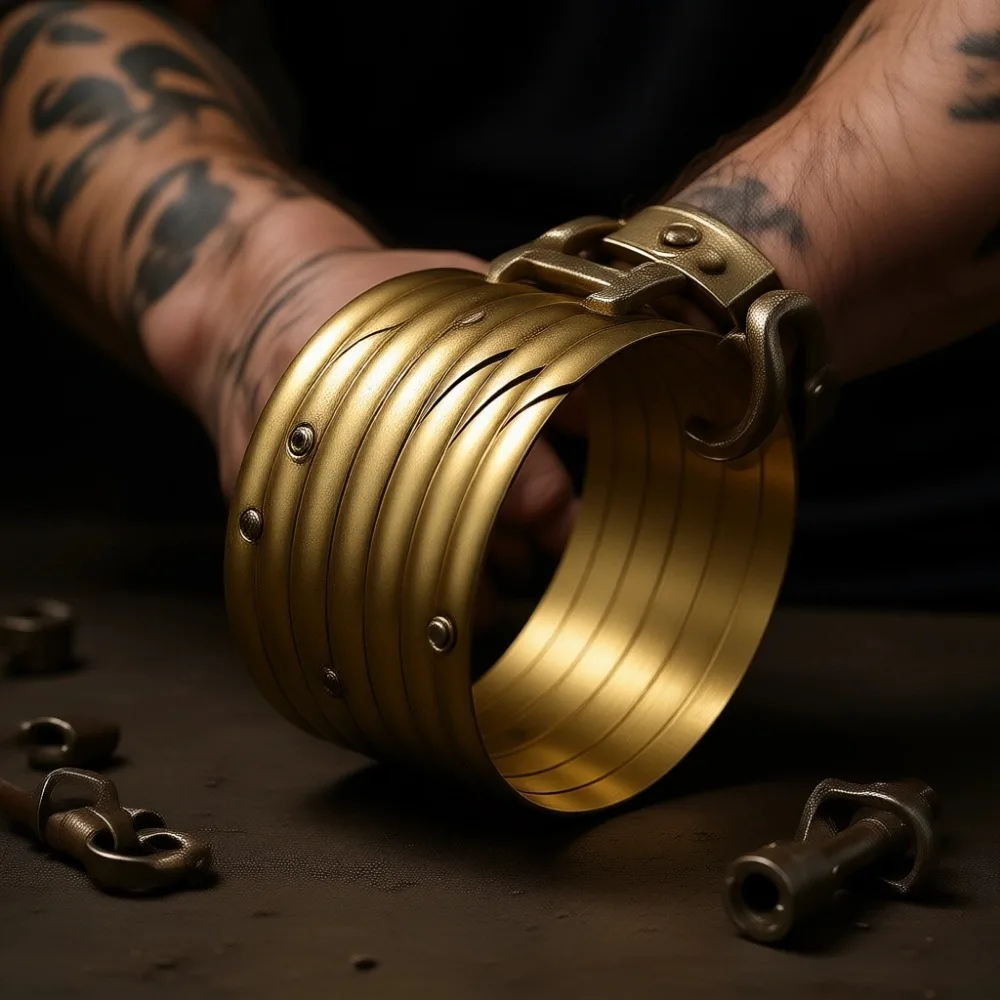 

Набор из 8 очень больших круглых золотистых браслетов из нержавеющей стали для женщин, размер 9,2 дюйма, для полных женщин